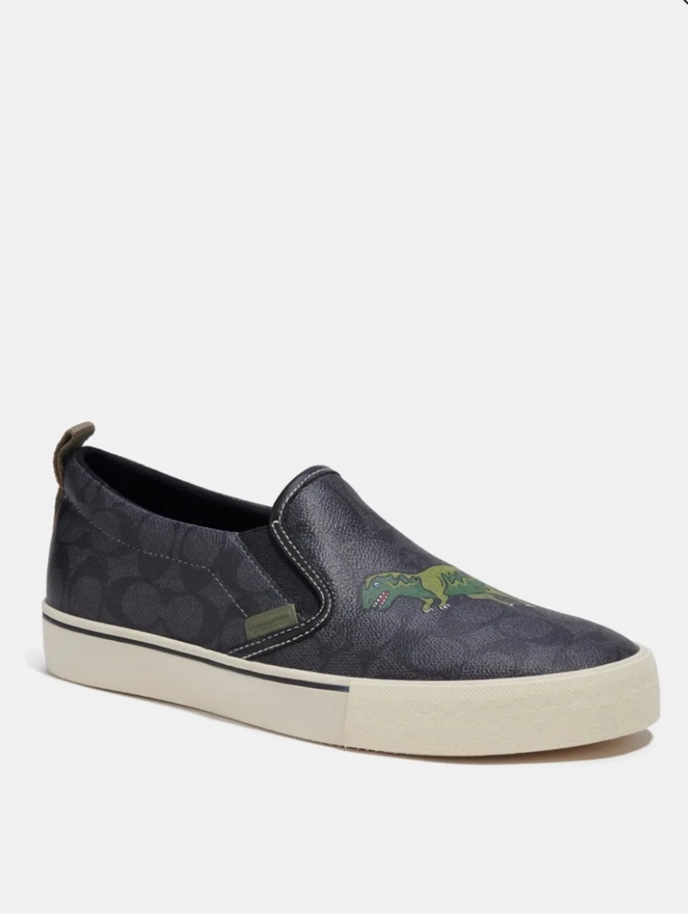 Coach Signature Rexy Shoes sz 8.5 D Black NEW